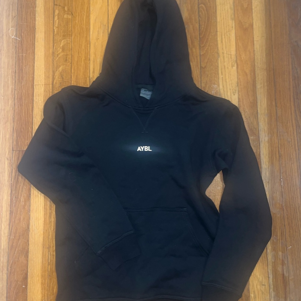 AYBL Classic Black Pullover Hoodie